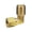Yellow, variant on Jmf Compression Elbow 90 Deg. 5/16 " Tube X 1/8 " Mpt Yellow Brass 400 Psi Lead Free Pack of 5