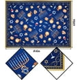 thumbnail image 3 of Rectangular Hanukkah Tablecloth Jewish Chanukah Menorah Holiday Decoration Home Dining Room Kitchen Table Cloth Decor - 60×84inch, 3 of 5