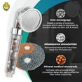 thumbnail image 2 of Organic Greek Replacement Anion Mineral Bead Stone Ball, Purifying Water Mineral Bead, And Filtration Stone Bead Ball For Filtered Shower Head, Diameter 7-8 Mm (Grey, Orange, White, 150 Grams), 2 of 6