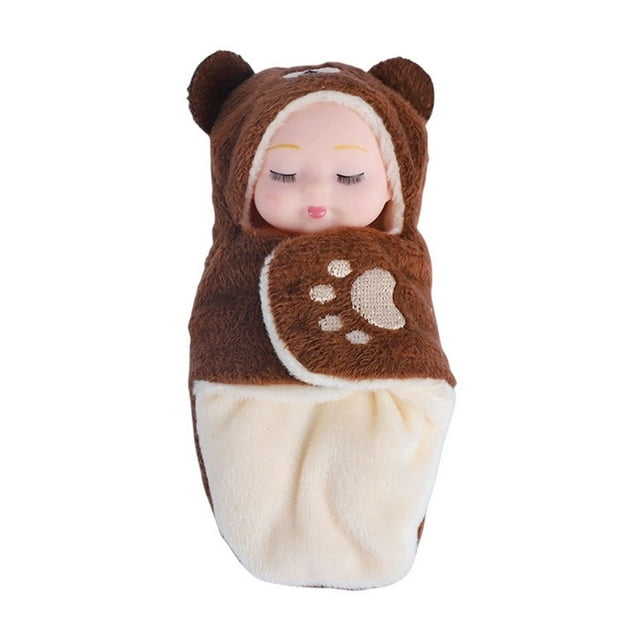 Aodebiao Movable Mini Doll with Animal Costumes - Washable PVC Realistic Toy for Birthday Gift - Interactive Play Companion for Hand-Eye Coordination & Fun Learning