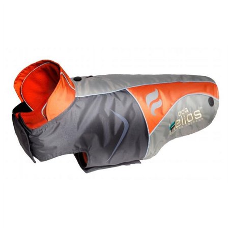 Helios Lotus-Rusher Waterproof 2-in-1 Convertible Dog Jacket with Blackshark technology, Orange - Extra Large