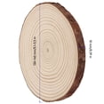 thumbnail image 2 of Rebanadas de madera de pino KINJOEK, 13 cm, 30 unidades con corteza, para manualidades, 2 of 9