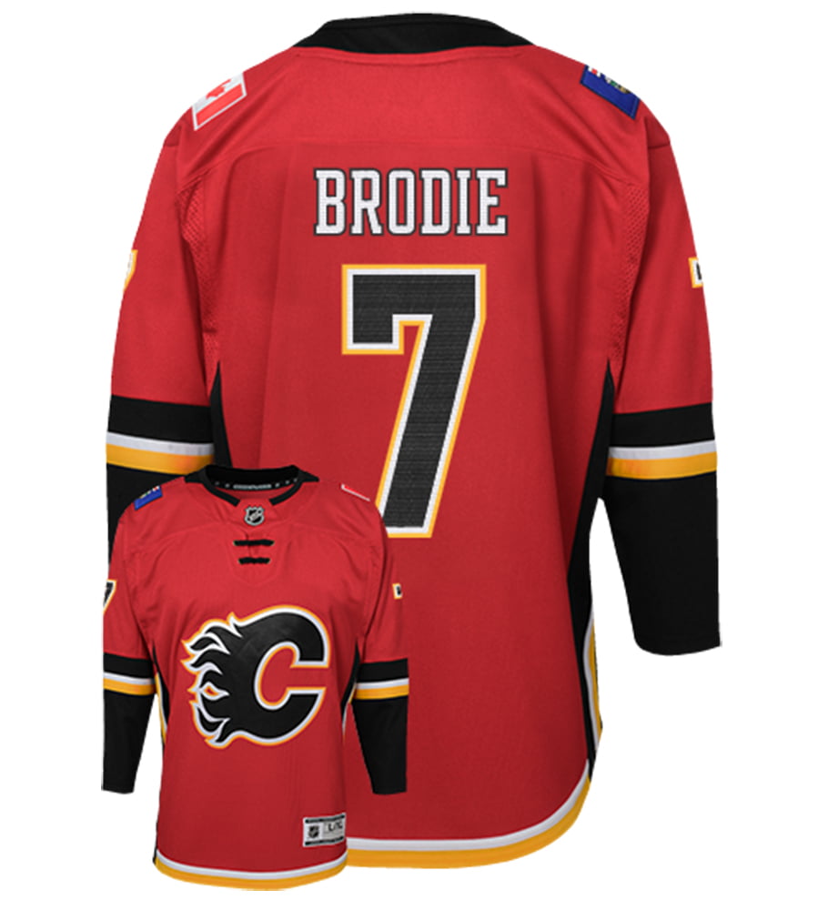 T.J. Brodie Calgary Flames Home NHL 