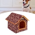 thumbnail image 3 of Portable Winter Pet Bed House, Removable Washable Cat House, Classical and Fashionable Design, Suitable for Dogs and Cats, Durable and Long Lasting, 3 of 8