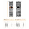 thumbnail image 6 of Fsddascl Halloween Blackout Curtains for Bedroom/Living Room, Thermal Insulated Kitchen Curtains, Red Eyes Spooky Ghost Black Grey Grommet Darkening Window Treatment Drapes 52"x72"x2, 6 of 6