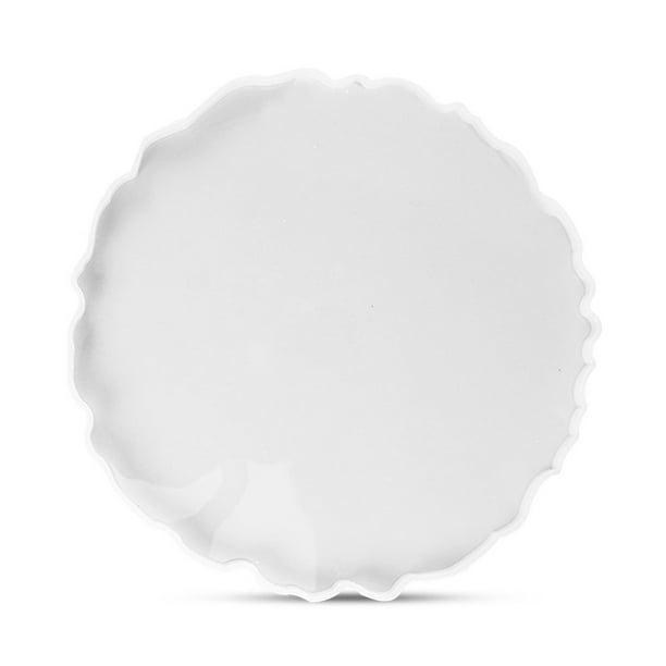Naiovety Molde de almacenamiento de bandeja, manualidades DIY, molde de silicona, moldes flexibles de resina, regalos para el hogar, accesorio Artesanía Bandeja Redonda Pequeña Naiovety HA010385-02