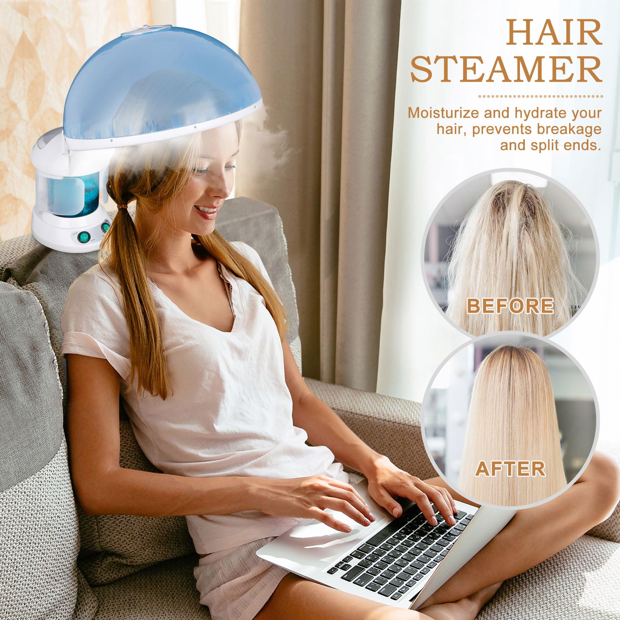 Hair steamer bonnet online