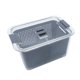 thumbnail image 1 of Inteprter Cocina de plástico limpia y ordenada con soluciones de almacenamiento fáciles de instalar Amplia gama de tamaños Contenedores de Organizadores de utensilios de cocina gris L, 1 of 6