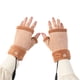 thumbnail image 1 of Tejido Guantes sin dedos Menores suaves Mujeres A prueba de viento A prueba de viento Cálido Mantenimiento USB Carro eléctrico Calefacción Mittens Protector de mano interior Caqui kenally HA011717-02, 1 of 7