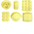 thumbnail image 1 of 6pcs Silicone Baking Set Silicone Baking Mold, Including Baking Tray, Cake Mold, Cake Pot, Toast Mold, Muffin Pot, Donut Pot, 1 of 5