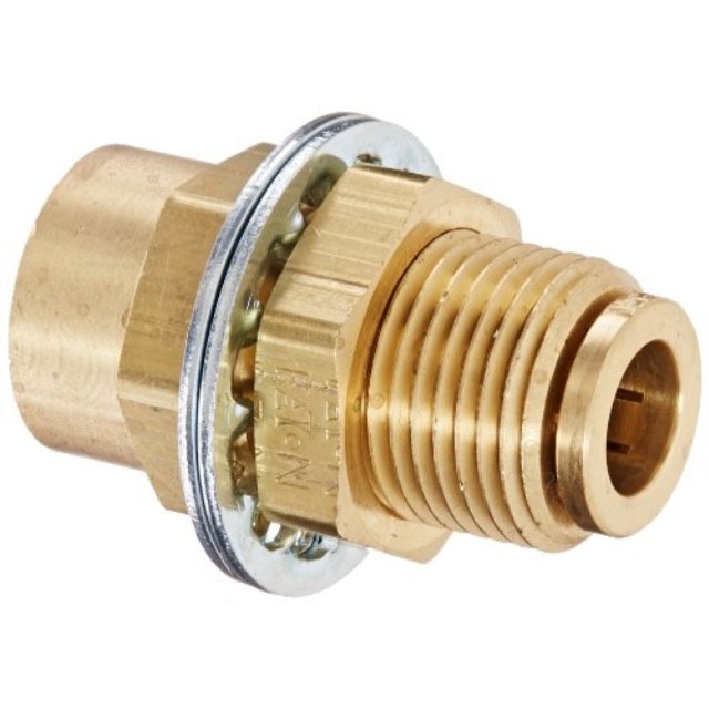 Eaton Weatherhead 1873X6X6 Brass CA360 DOT Air Brake Tube Fitting