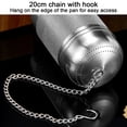 thumbnail image 4 of YAOMOBB Tea Strainer for Loose Tea Stainless Steel Tea Filter Strainer Fine Mesh Ball Steeper Loose Leaf Diffusers Chain Infuser, 4 of 6