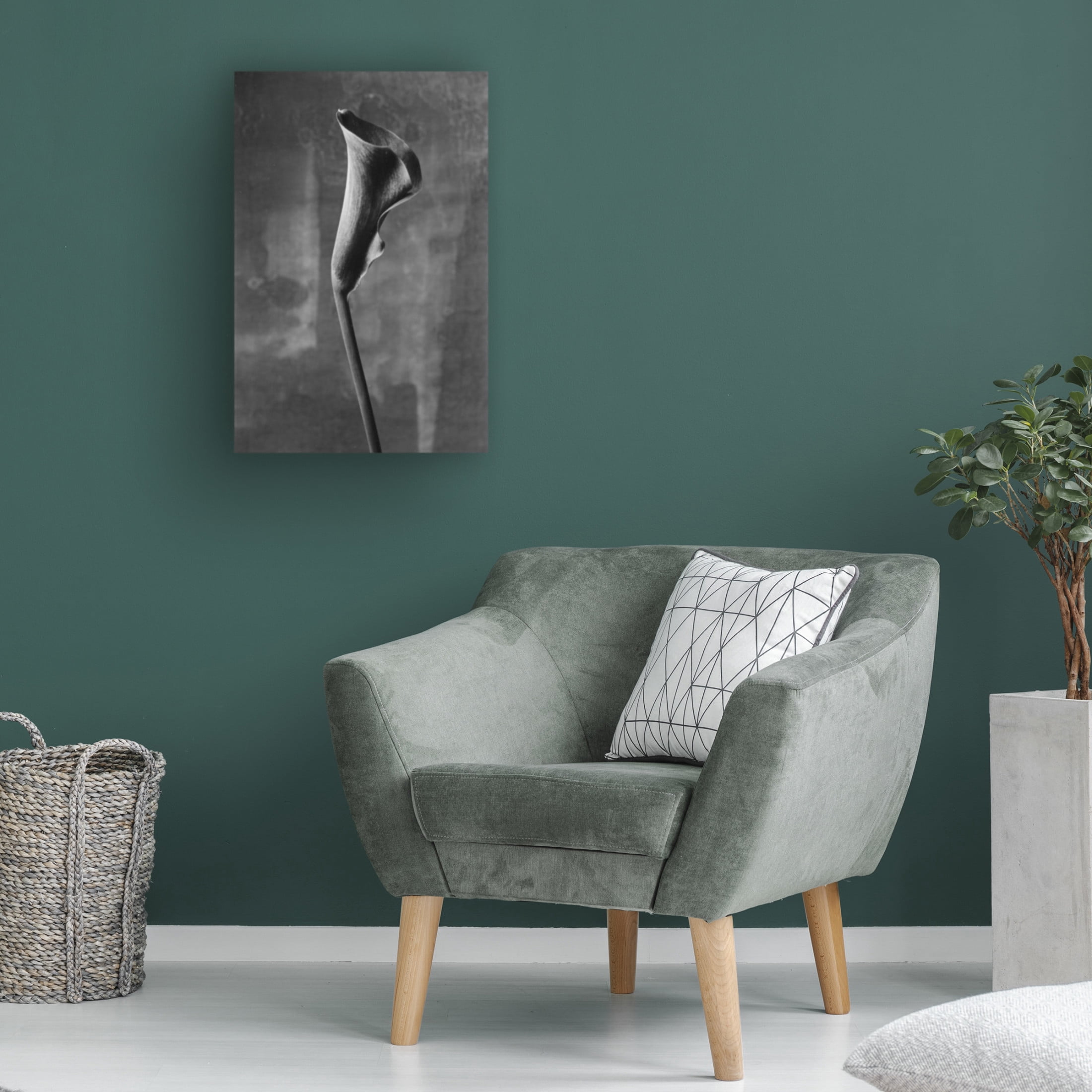 Trademark Fine Art Kenji Mori Flower 3 Canvas Wall Art