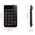 thumbnail image 2 of Teclado numérico USB con cable Baoblaze Mini teclado con cable, 2 of 8