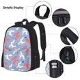 thumbnail image 3 of Disketp Cartoon Poodle Dog Large Capacity Backpack Lunch Bag Pencil Case Combination 3 Piece Set for Student, 3 of 7