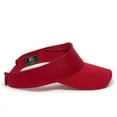 thumbnail image 6 of Outdoor Cap PCTV-100 Cotton Twill Visor-Red-Adult, 6 of 6