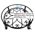 thumbnail image 4 of Delight Deco LLC Cocoyard 16 Inches Heavy Duty Metal Plant Dolly. Holds up to 550 lbs Black, 4 of 7