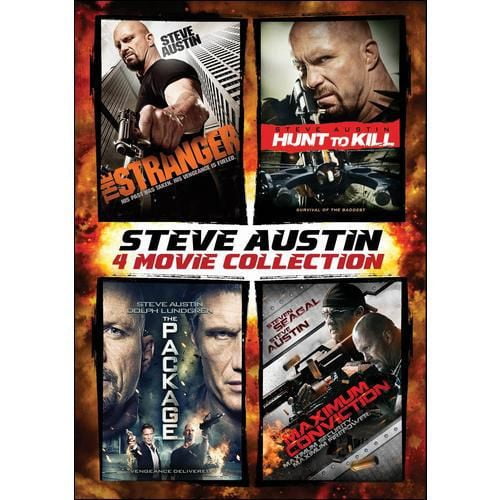 Steve Austin 4-Pack: The Stranger / Hunt To Kill / The Package / Maximum Conviction