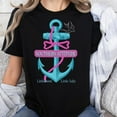 thumbnail image 3 of Southern Attitude Women's Short Sleeve Salty Anchor Graphic T-Shirt, Sizes S-5XL, Tbun, 3 of 5