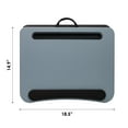 thumbnail image 5 of LapGear Memory Foam Lap Desk, Fits up to 17.3" Laptop, Silver, 5 of 7