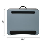 LapGear Memory Foam Lap Desk, Fits up to 17.3 Laptop, Silver