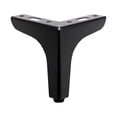 thumbnail image 4 of Furniture Legs Ecohintz Solid Metal Hairpin Furniture Legs - Heavy-Duty Sofa, Table & Cabinet Feet for Dresser/Nightstand, Rustic Industrial Style, Easy Installation, Cabinet Feet, Black, 4 of 9