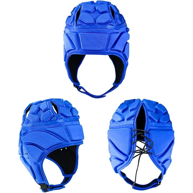 Cascos de rugby, casco protector de carcasa blanda de fútbol, casco de fútbol acolchado suave, ajustable para niños, jóvenes y adultos