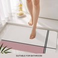 thumbnail image 6 of Pink Geometric Doormat Outdoor Entrance 16"x24", Modern Beige Color Block Black Lines Art Absorb Moisture Dirt Door Mats, Non-Slip Rubber Backing Floor Mats Indoor, Low-Profile Front Door Rugs, 6 of 9
