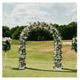 Rongfun Heavy Duty Square Tube Iron Wedding Arch Backdrop Stand Garden