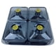thumbnail image 3 of Plato de frutos secos, aperitivos, plato, caja de almacenamiento de alimentos, gris 4 rejillas, 3 of 9