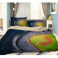 thumbnail image 1 of 3D American Football Field Quilt Cover Set Bedding Set Duvet Cover Pillowcases, 1 of 3