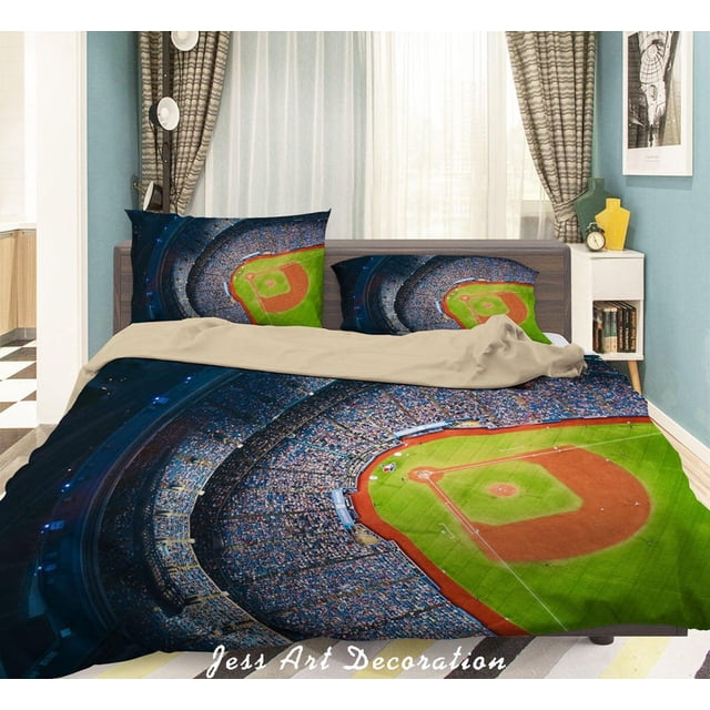 3D American Football Field Quilt Cover Set Bedding Set Duvet Cover Pillowcases