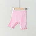 thumbnail image 2 of zbxnLI Girls Biker Shorts Summer Elastic Waist Ribbed Shorts Under Dress for Little Girls 3-9 Years, 2 of 3