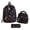 Black, variant on Lightweight Floral Bow Backpack for Spacious Everyday Daypack With Comfortable Straps Commute Leisure