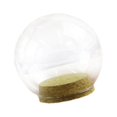 thumbnail image 2 of Display with Cork Base Decorative Protective Stand Birthday Cloche Dome 15cmx15cmx15cm, 2 of 9