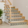 thumbnail image 4 of Mi Alma Removable Vinyl Green and Red Vintage Backsplash Tile Stickers, 24pcs, 4 of 16