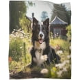 thumbnail image 4 of Border Collie Couverture Imprimée Chiot Mignon, Couverture Ultra Chaude, Couverture de Salon, Jeté Doux et Confortable, Couverture de Canapé-asdf49, 4 of 4