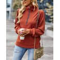 thumbnail image 3 of REDHOTYPE Winter Sweatshirt Jacket Zip Stitching Casual Women, 3 of 6