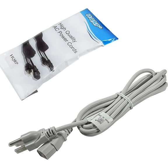 HQRP 10ft AC Power Cord fits Roland Fantom-XR, Fantom X6 X7 X8, V-Synth, Fantom-S, Fantom-S88 Synthesizer Keyboard Mains Cable