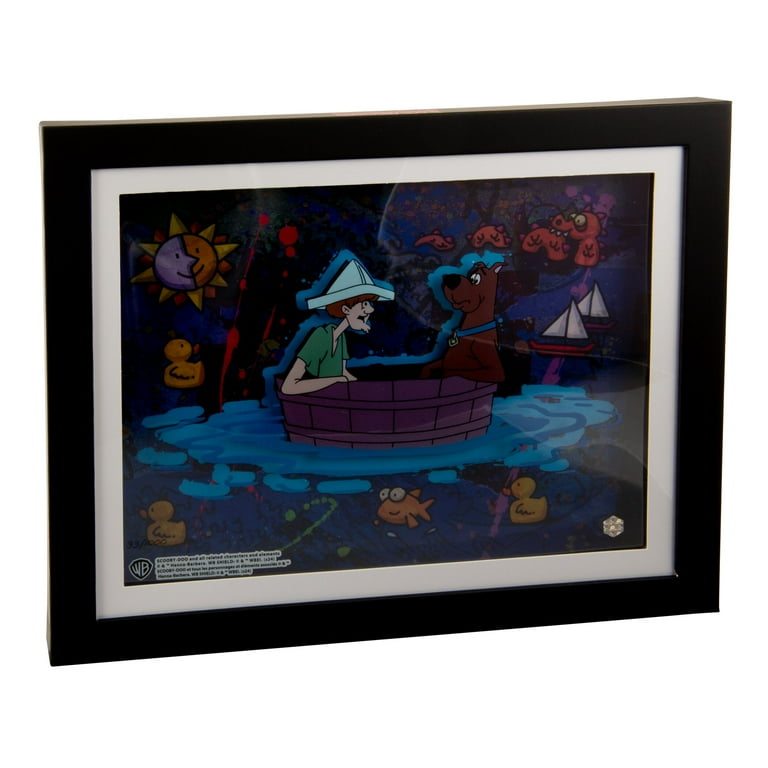Naftos Pop Art Scooby-Doo Go Away Ghost Ship Animation Cel 2