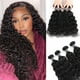 thumbnail image 1 of Amella Hair Cabello virgen brasileño Onda de agua 8A Cabello brasileño Tejido natural 4 paquetes Extensiones de cabello humano 100% sin procesar Color negro natural (16 18 20 22), 1 of 1