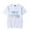 White, variant on Split Fiction T-shirt loose summer fashion popular pattern casual short sleeved T-shirt top