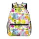 thumbnail image 1 of Disketp Tropical Pineapples Mochila Estampada para Hombre y Mujer – Mochila Ligera Clásica con Múltiples Bolsillos para Universidad, Trabajo y Viajes-One Size, 1 of 5