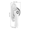 thumbnail image 2 of WEUVEB 2 Sets Stainless Steel Safety Window Locks for Home Security, Prevent Forced Entry and Window Damage, 2 of 8