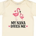 thumbnail image 4 of Inktastic Nana Loves Me Girl Flamingo Girls Baby Bodysuit, 4 of 5