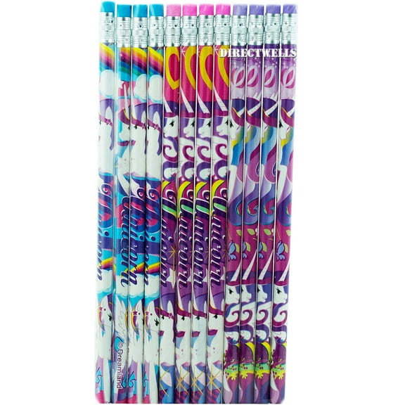 Unicorn 24 Pencils Pack for Party Favors