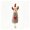 Gray, variant on Gray Christmas Reindeer Hanging Ornament 12 Inches, Soft Plush Deer Pendant Holiday Tree Decor, Festive Wall Door Hanging Accent Gift