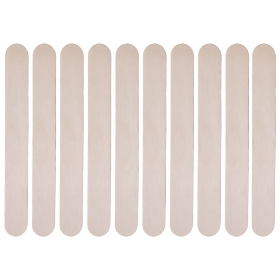 ACDANC 10±1pcs Hair Removal Wooden Wax Applicator Sticks Wax Spatula Tongue Depressors