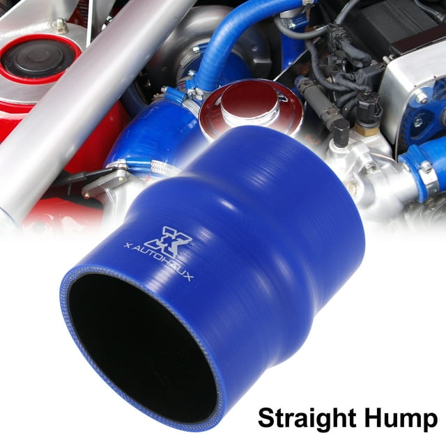 Unique Bargains 100cm Length 28mm Inner Dia Straight Hump Silicone Hose Coupler Intercooler Tube for Car Intercooler Intake Piping Blue