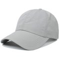 thumbnail image 3 of Sombrero de cola de caballo entrecruzado para mujer Gorra de béisbol de secado rápido Sombreros para el sol Protección UV Gorra deportiva Gris esquí esquí Gafas de esquí, 3 of 5
